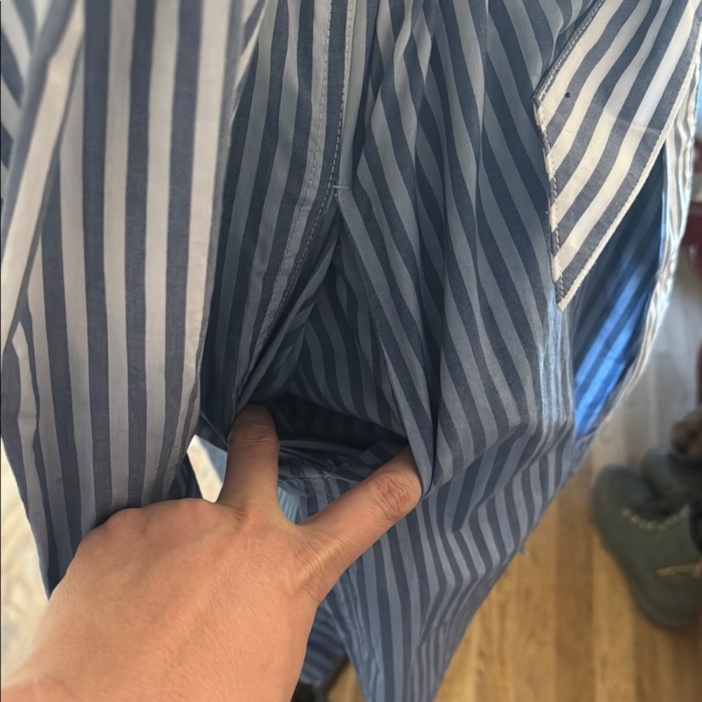 Ombré Striped Shirt Dress - Picture 3 of 8